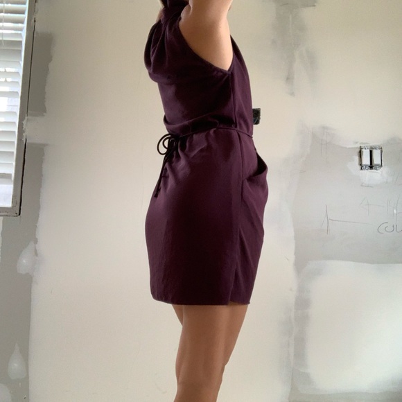 Aritzia wilfred xsmall purple wrap dress - Picture 4 of 10